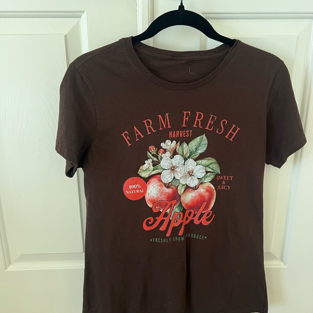 Farm Fresh Brown Graphic Tee